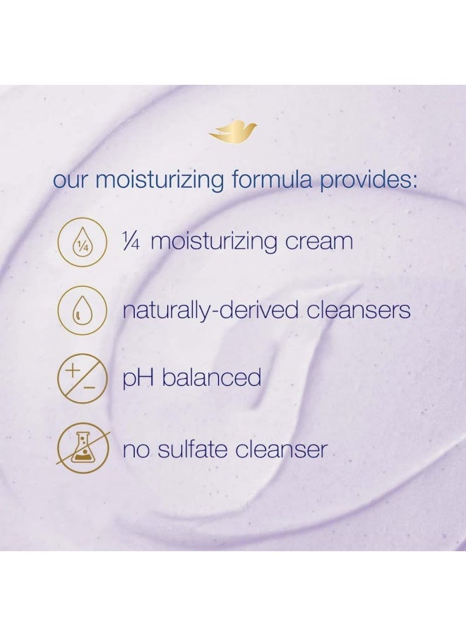 دوف مقشر للجسم باللافندر وجوز الهند 298 غرام تقشير لطيف ترطيب وتنعيم العناية بالبشرة - Image 5